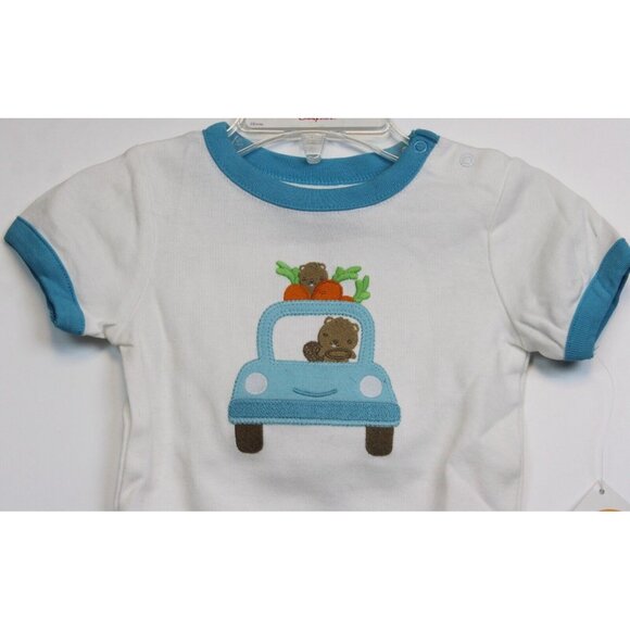 NEW 2014 Gymboree Baby Beaver 0-3M Boys 3-pc Set Bodysuits Pants Easter Bunny - Picture 3 of 13